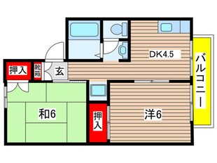 セジュ－ル堂ノ前の物件間取画像